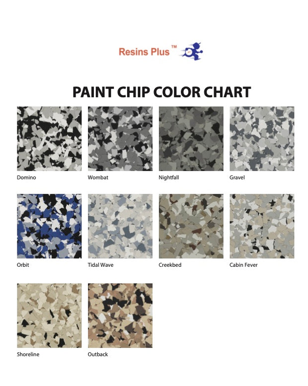 Epoxy Color Chart - Epoxy Floor Paint Color Chart